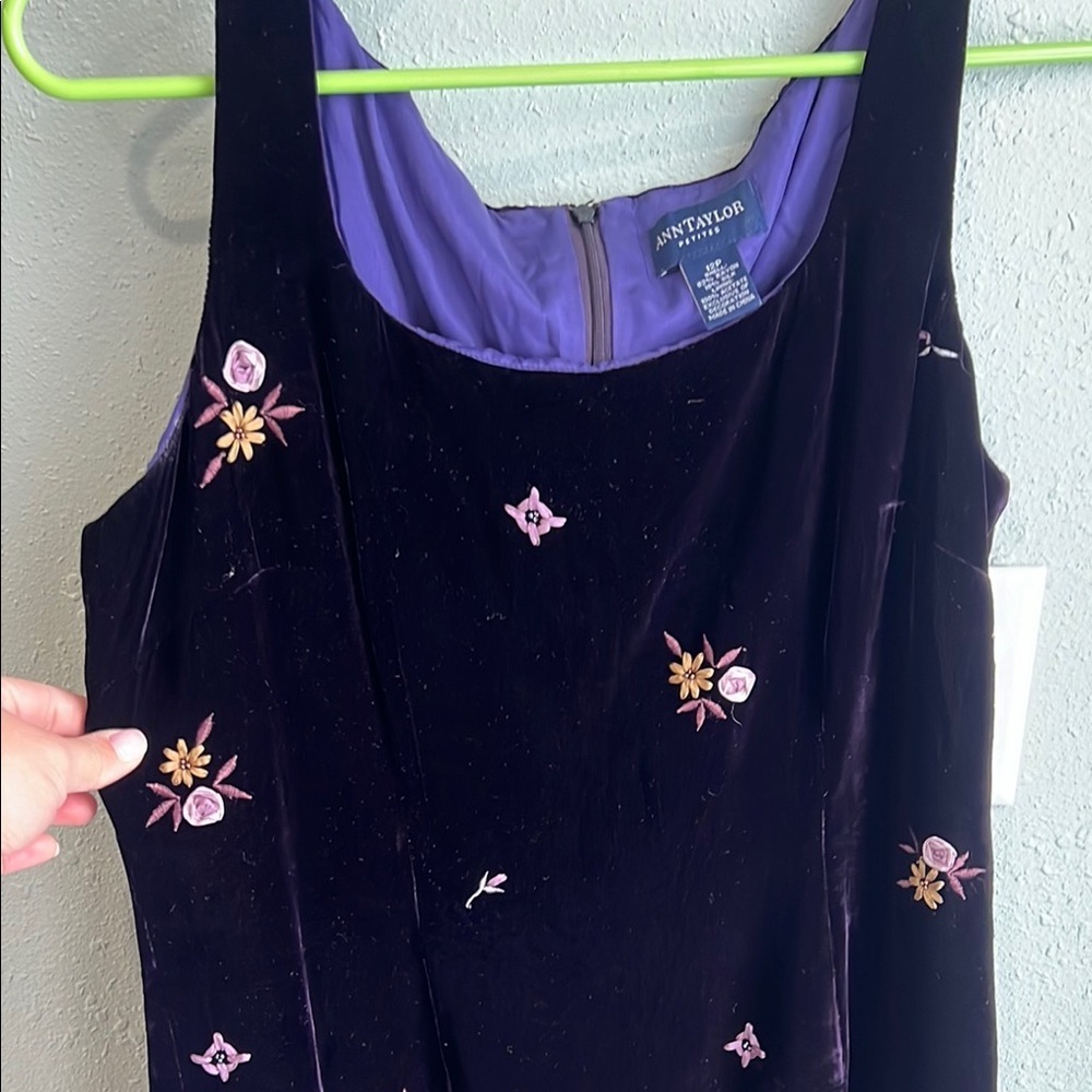 Ann Taylor Dress with Floral Embroidery - Picture 8 of 9